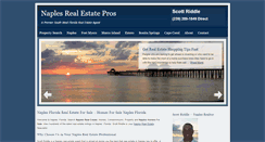 Desktop Screenshot of naplesrealestatepros.com