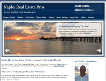 Tablet Screenshot of naplesrealestatepros.com